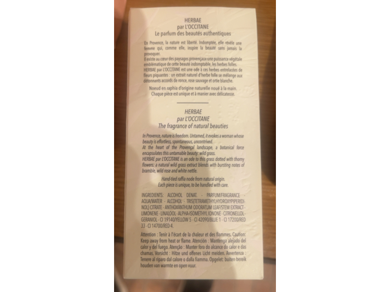 L'Occitane En Provence Eau De Parfum, Herbae par, 1.6 fl oz/50 mL