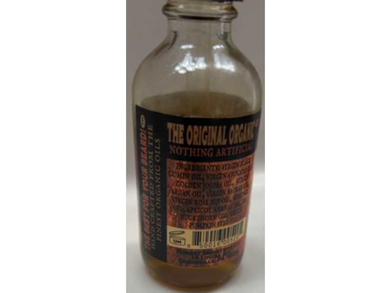 Honest Amish Premium Beard Oil, 2 fl oz/60 mL