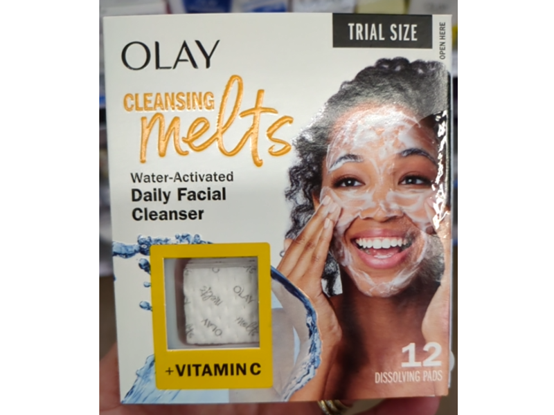 Olay Daily Facial Cleanser Pads, Vitamin C, 12 Count