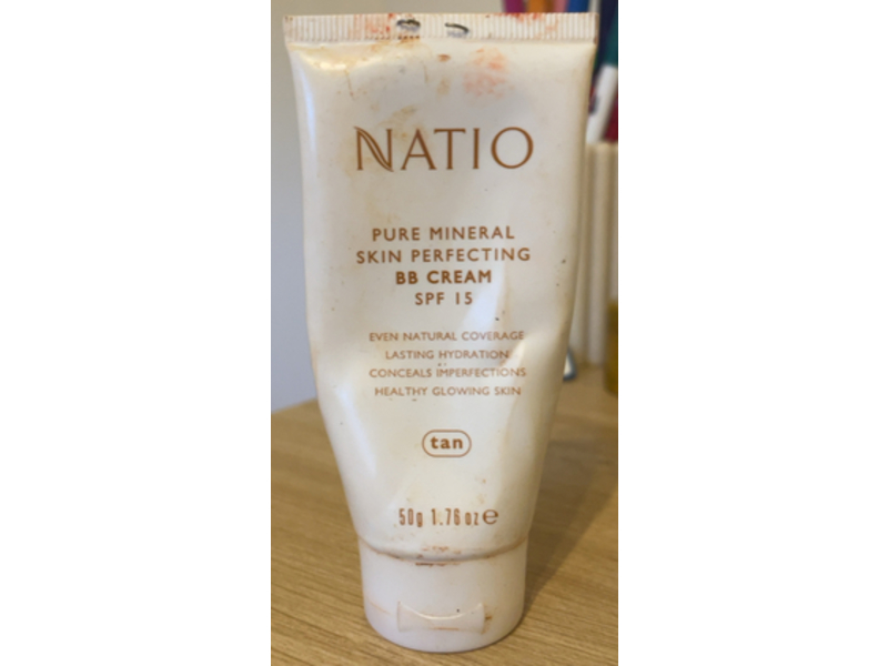 Natio Pure Skin Perfecting BB Cream, SPF 15, Tan, 1.76 oz/50 g