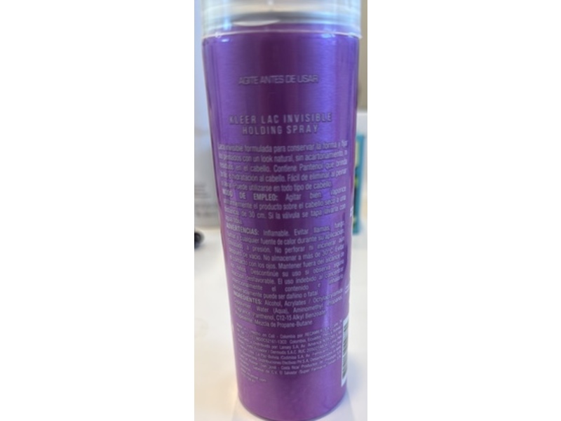 Recamier Kleer Lac Style Invisible Holding Spray, 8.45 fl oz/250 mL
