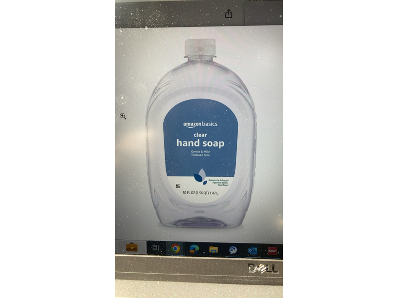 Amazon Basics Gentle & Mild Hand Soap, Clear, 50 fl oz/1.47 L