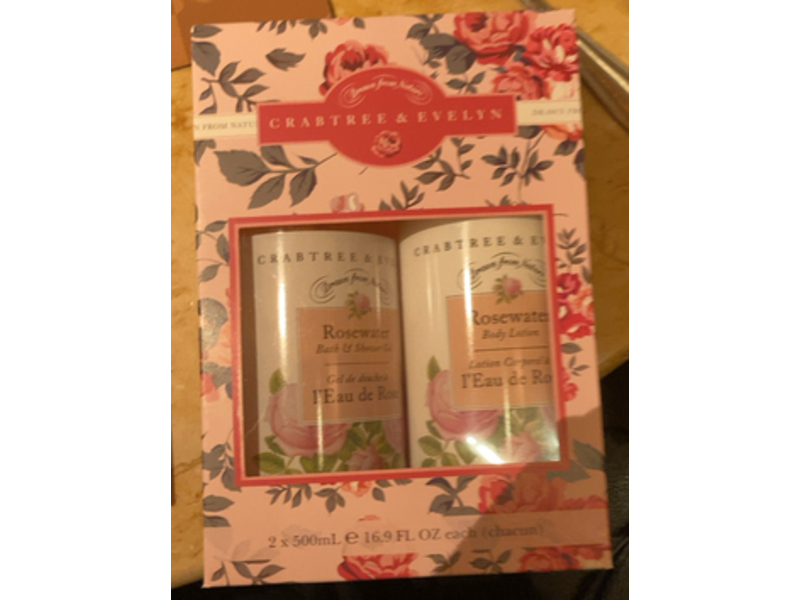 Crabtree & Evelyn Bath & Shower Gel, Body Lotion Set