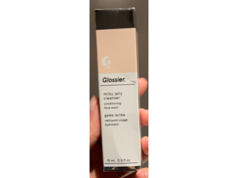 Glossier Milky Jelly Cleanser Conditioning Face Wash, 0.5 fl oz/15 mL