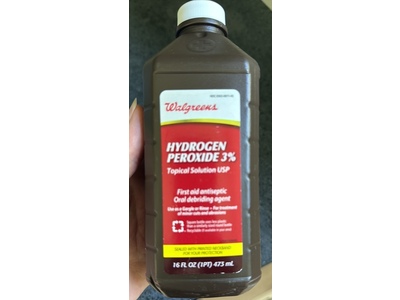 Walgreens Hydrogen Peroxide, 16 fl oz/473 mL