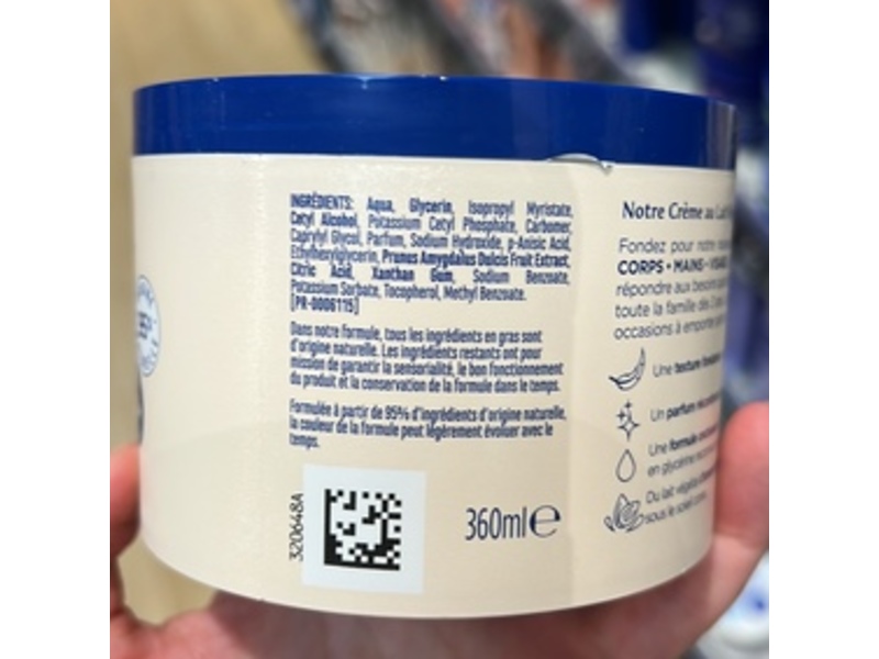 Le Petit Marseillais 48H Moisture Milk Cream, 360 mL