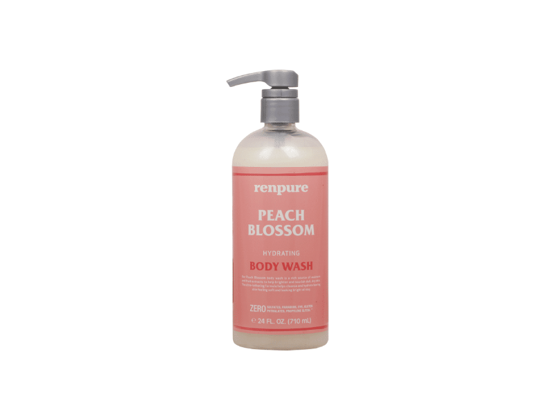 Renpure Hydrating Body Wash, Peach Blossom, 24 fl oz/710 mL