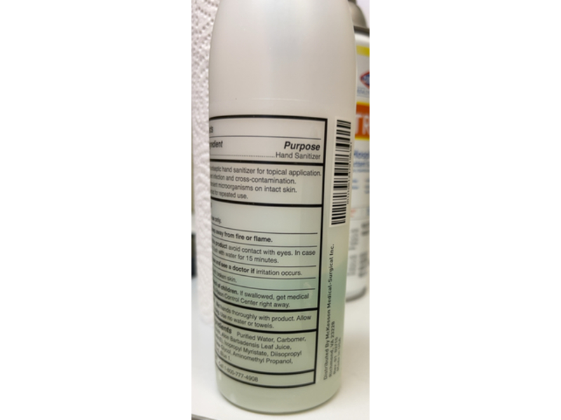 McKesson Premium Hand Sanitizer, Aloe, 8 oz/237 mL, 24 Pack