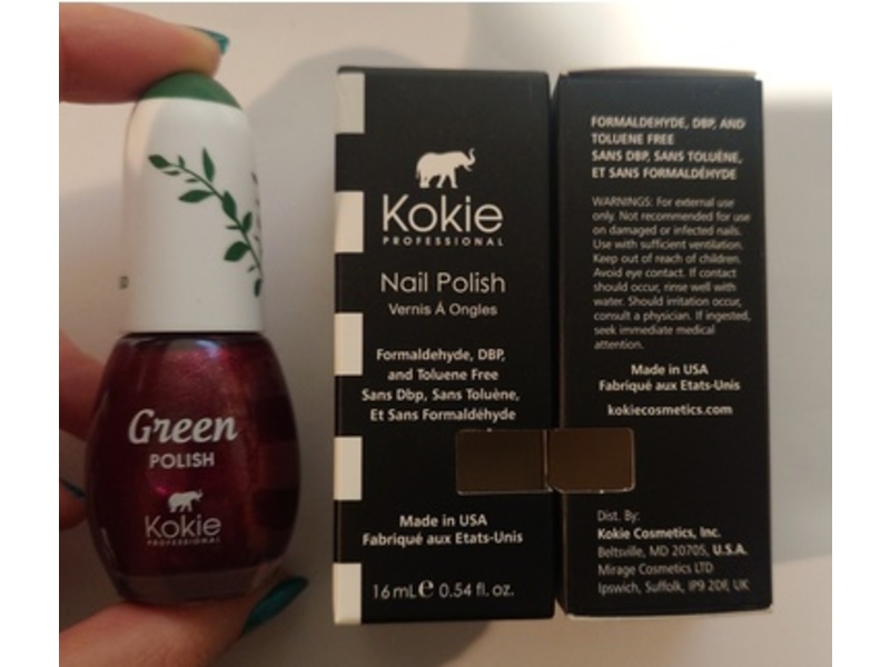 Kokie Cosmetics Nail Lacquer, Prima Donna GP47, 0.54 fl oz/16 mL