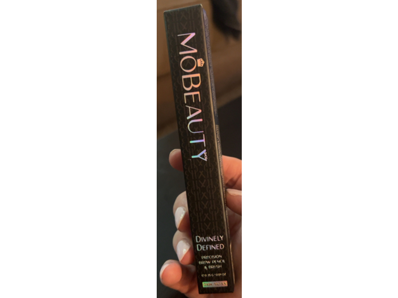 Mobeauty Divinely Defined Precision Brow Pencil & Brush, Dark Brown, 0.01 oz/0.35 g