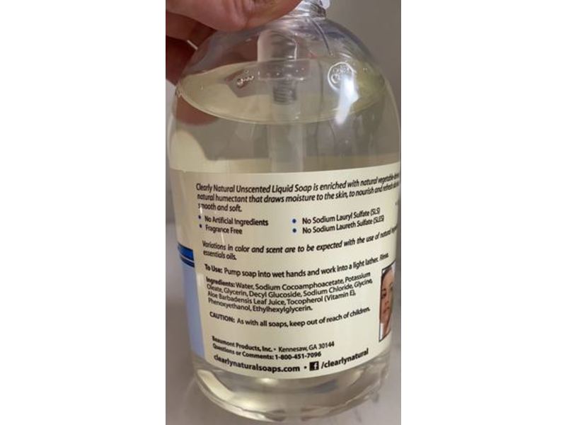 Clearly Natural Essentials Glycerin Hand Soap,12 fl oz/354 mL