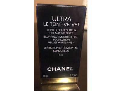 Chanel Ultra Le Teint Velvet Blurring Smooth Effect