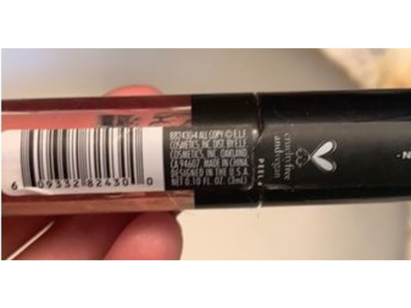 e.l.f. Tinted Lip Oil, Nude Kiss, 0. fl oz/3 mL