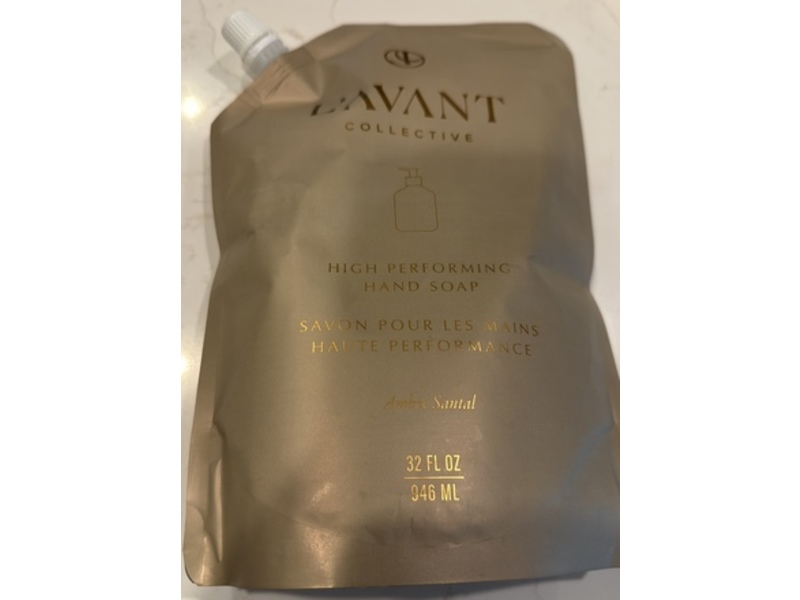 L'AVANT Collective High Performing Hand Soap, Amber Santal, 32 fl oz/946 mL