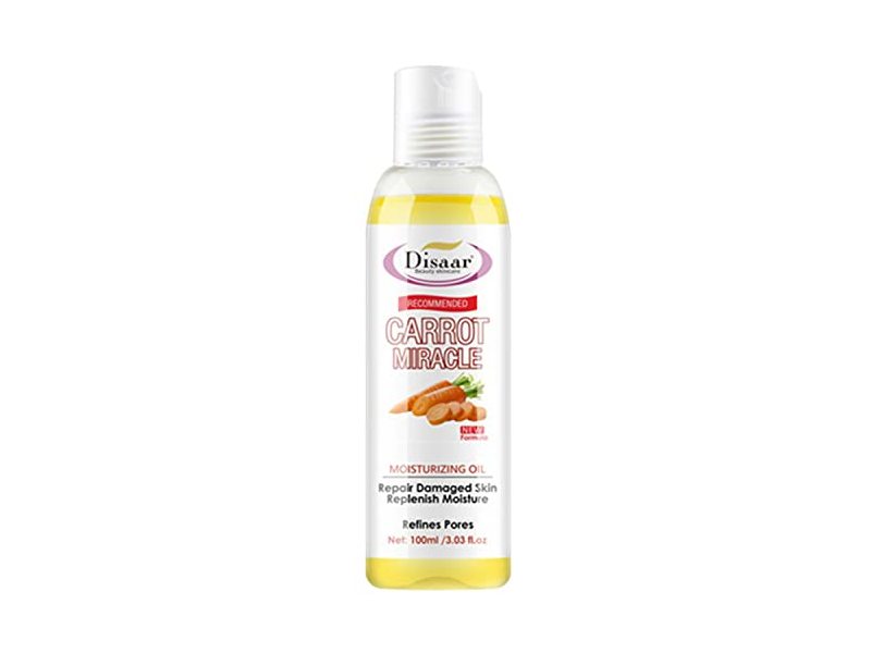 Disaar Beauty Skincare Moisturizing Oil, Carrot Miracle, 3.03 fl oz/100 mL