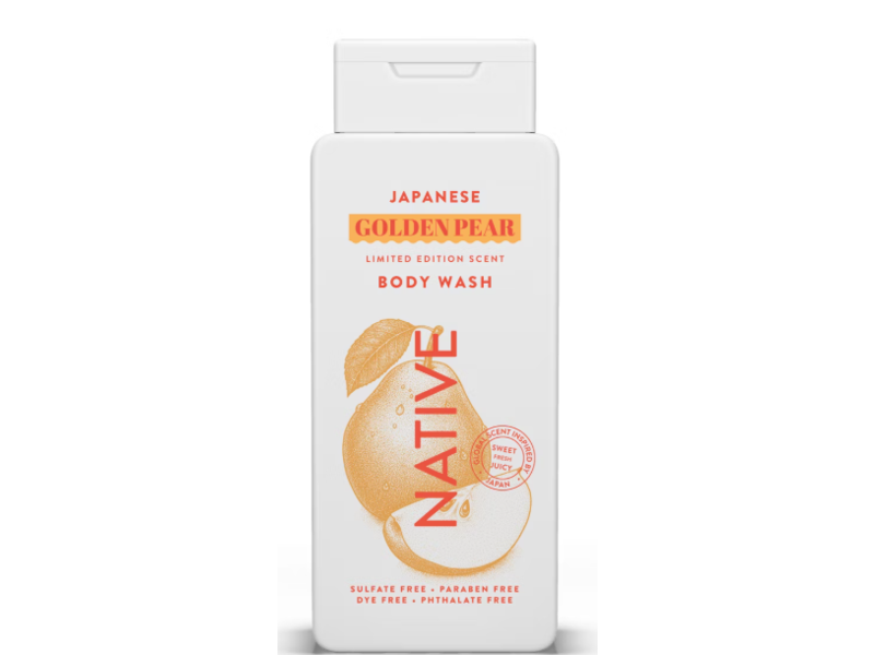 Native Limited Edition Scent Body Wash, Golden Pear, 18 fl oz/532 mL, Pack Of 2