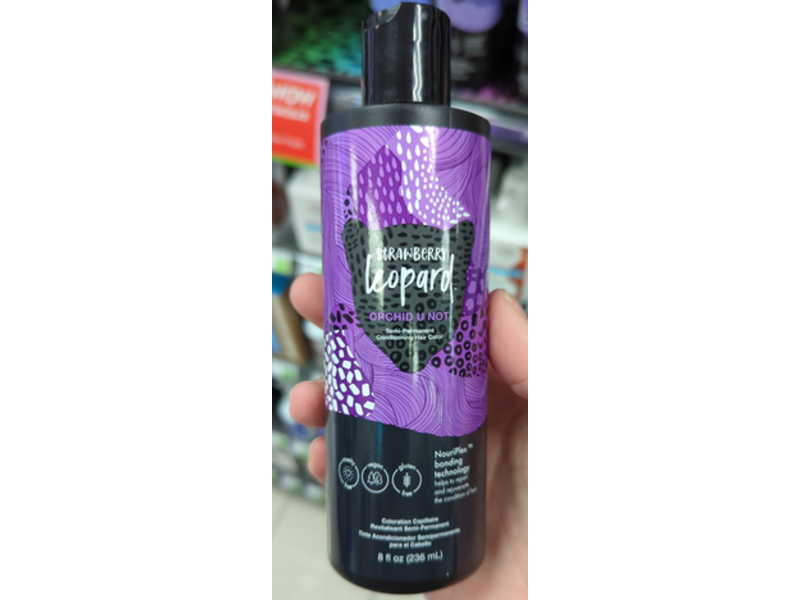 Strawberry Leopard Semi Permanent Conditioning Hair Color, Orchid U Not, 8 fl oz/236 mL