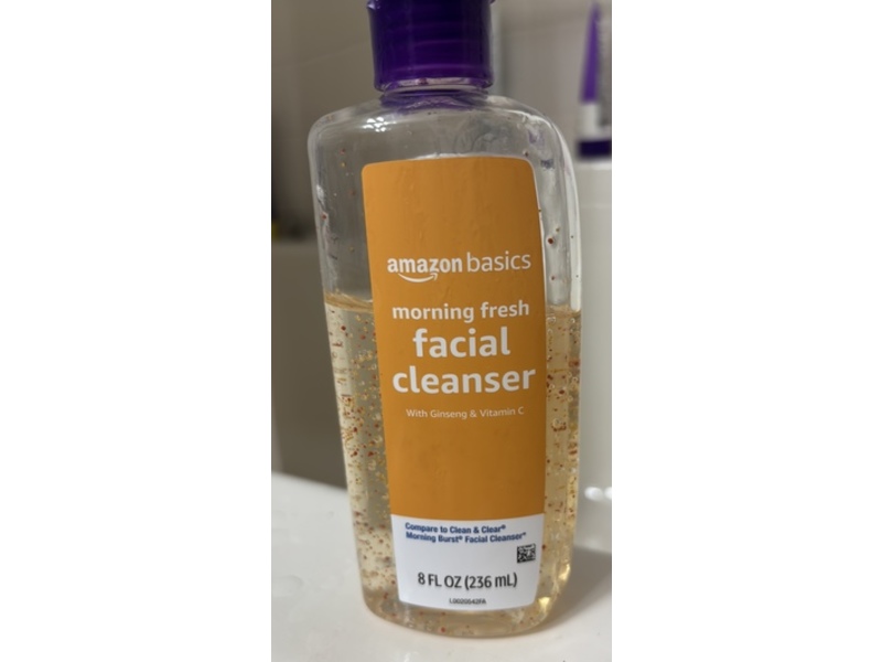 Amazon Basics Morning Fresh Facial Cleanser, 8 fl oz/236 mL