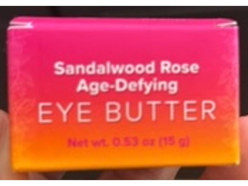 Ajara Ayurvedic Beauty Sandalwood Rose Age-Defying Eye Butter, 0.53 oz/15 g
