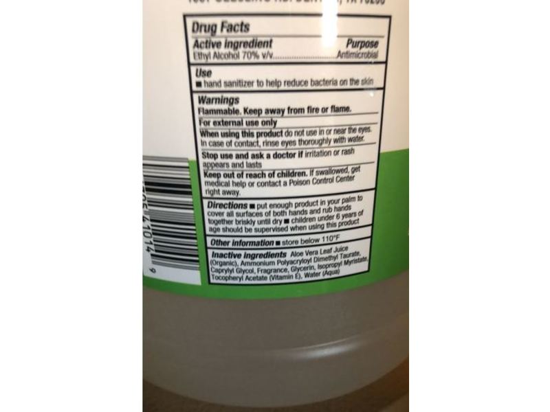 Lily Of The Desert Hand Sanitizer, Aloe Vera, Vitamin E, 128 fl oz