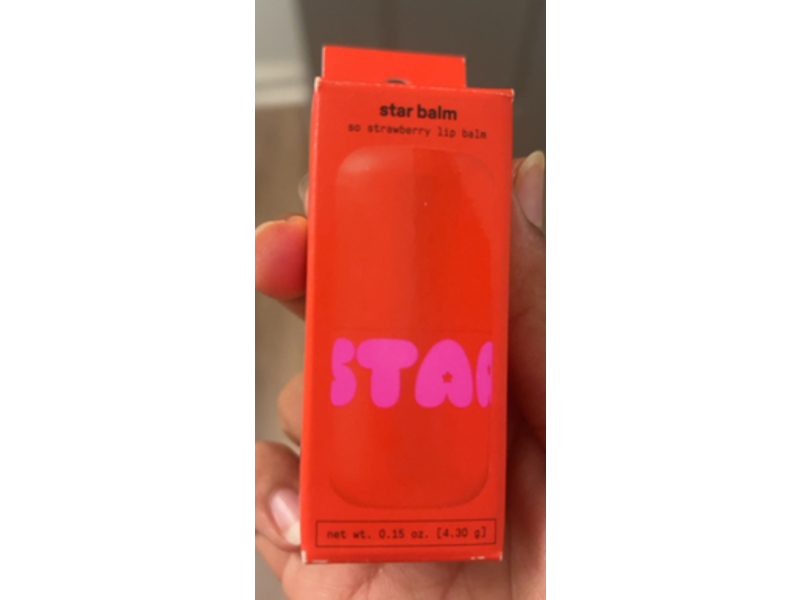 Star Star Balm, Strawberry, 0.15 oz/4.30 g