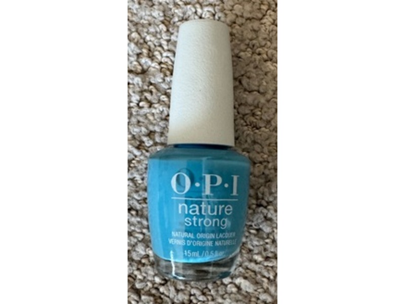 OPI Nature Strong Nail Lacquer, Big Bluetiful Planet, 0.5 fl oz/15 mL