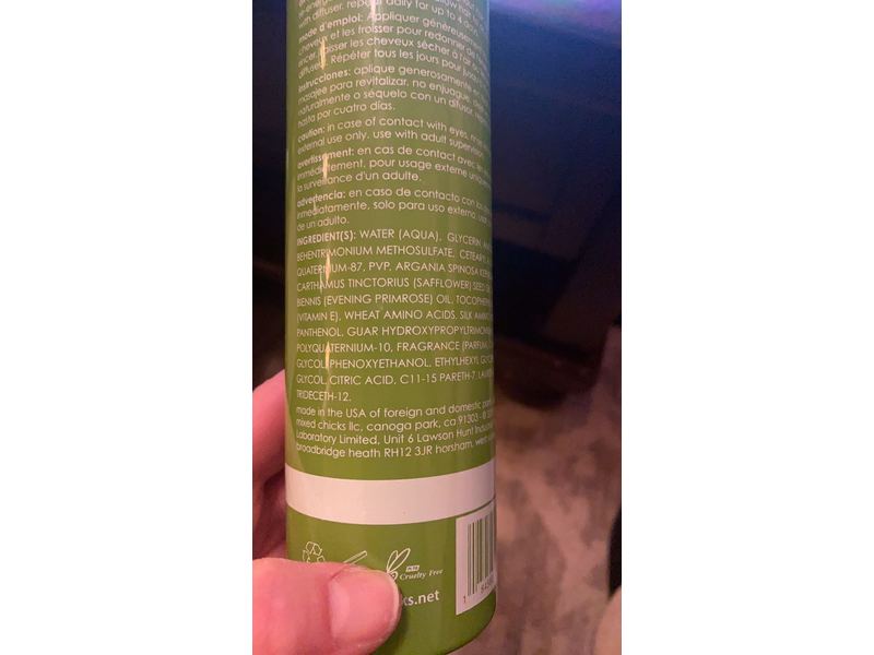 Mixed Chicks Hair Four Days Leave-In Spray, Curl Refresher, 10 fl oz/296 mL