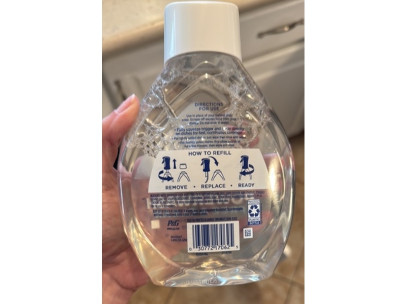 Dawn Platinum Plus Power Wash Dish Spray, Free & Clear, 21.5 fl oz/635 mL