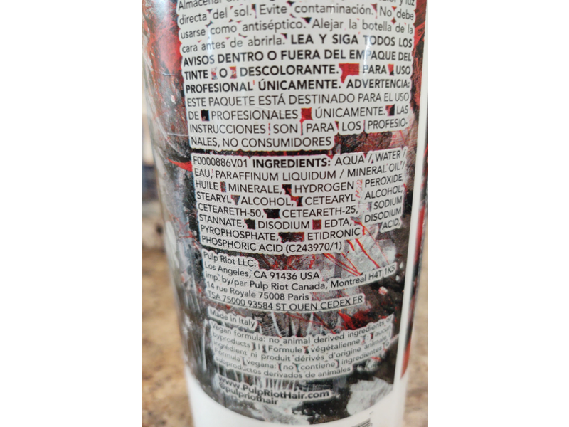 Pulp Riot 10 Volume Premium Developer, 30 oz/887 mL