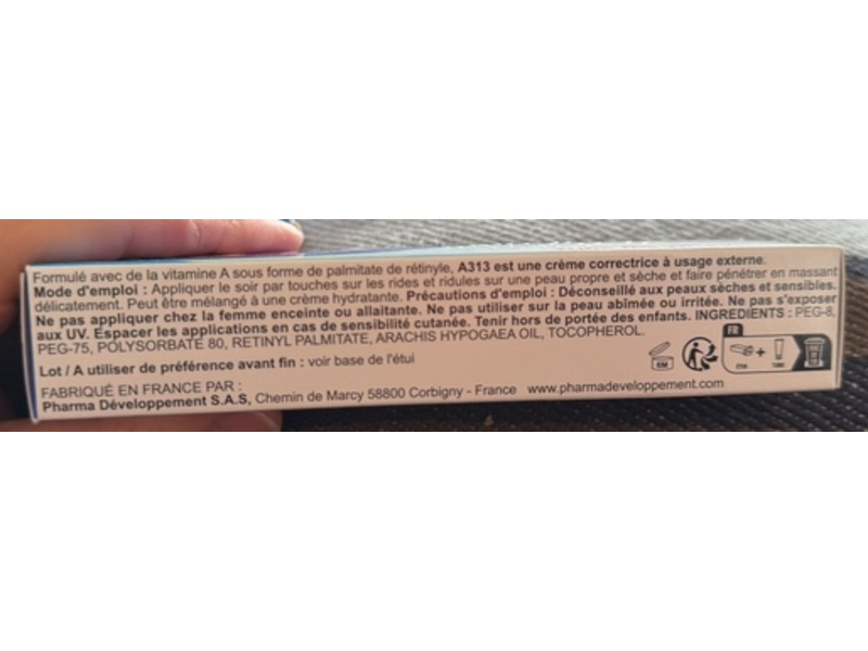 A313 Corrector Cream, Retinyl Palmitate, 1.76 oz/50 g