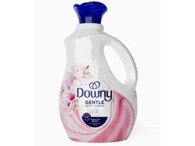 Downy Gentle Soft + Fresh Fabric Softener, Cherry Blossom, 66 Loads, 44 fl oz/1.32 L