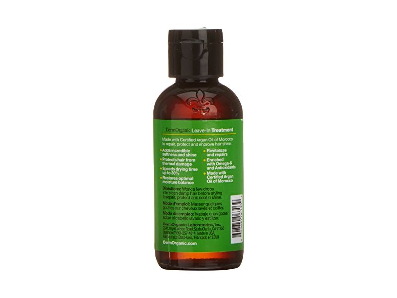 DermOrganic Leave-in Argan Oil Treatment, 4 fl.oz