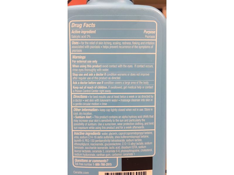 CeraVe Psoriasis Cleanser, 8 fl oz
