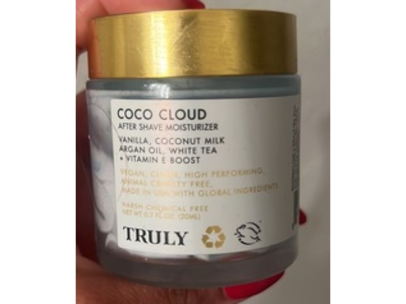 Truly After Shave Moisturizer, Coco Cloud, 0.7 fl oz/20 mL