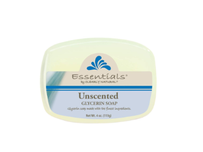 Essentials Glycerine Soap, Unscented, 4 oz/113 g
