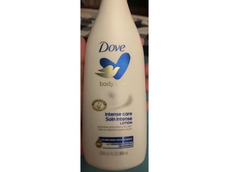 Dove Body Love Intense Care Body Lotion, 13.5 fl oz/400 mL