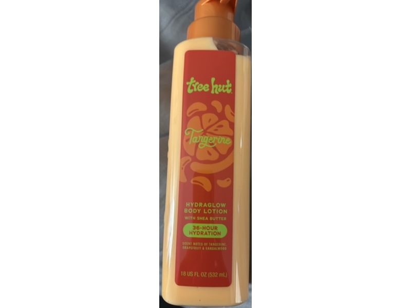 Tree Hut Hydraglow Body Lotion, Tangerine, 18 fl oz/532 mL