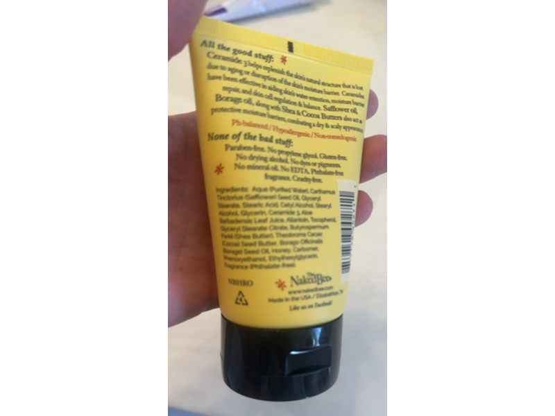 The Naked Bee Serious Hand Repair Cream, Orange Blossom Honey, 3.25 fl oz/ 96 mL