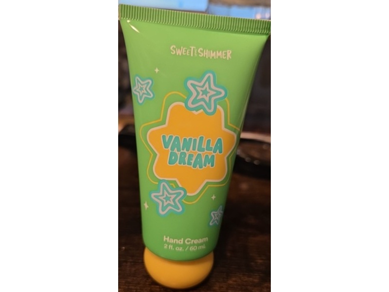 Sweet & Shimmer Hand Cream, Vanilla Dream, 2 fl oz/60 mL
