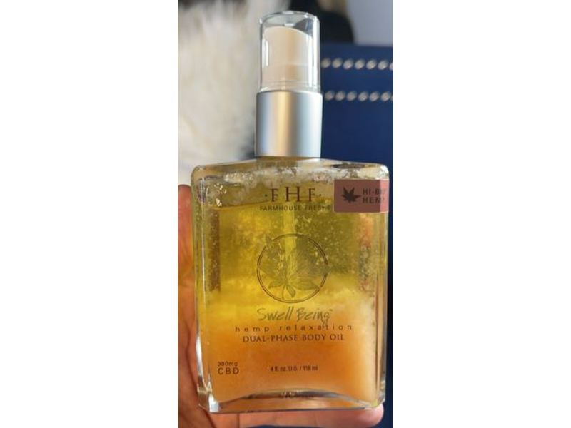 Farm House Fresh Dual Phase Body Oil, Swell Being, 4 fl oz/118 mL