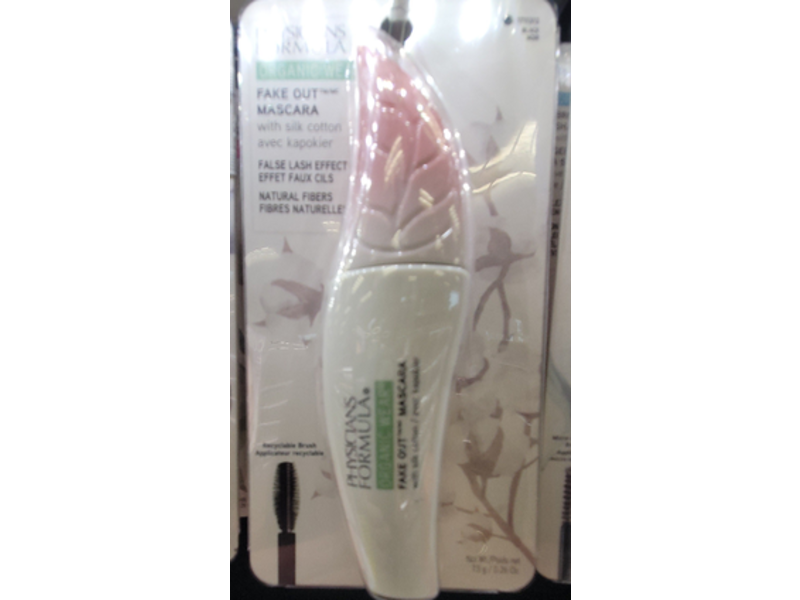 Physicians Formula Organic Wear Fake Out Mascara, Black, 0.26 oz/13 g