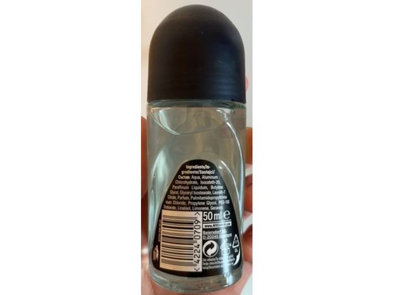 Nivea Men Antiperspirant 5 In 1 Black & White Invisible, Original, 50 mL