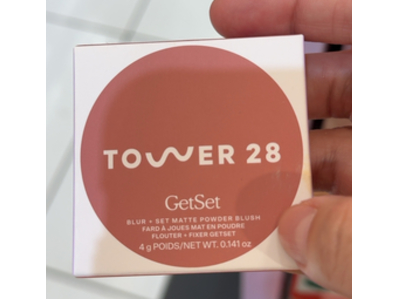 Tower 28 GetSet Blur + Set Matte Powder Blush, Samo Spritzer, 0.141 oz/4 g