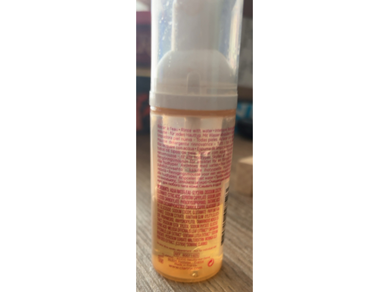 Clarins Gentle Renewing Cleansing Mousse, Alpine Herbs & Tamarind Pulp Extracts, 1.7 oz/50 mL