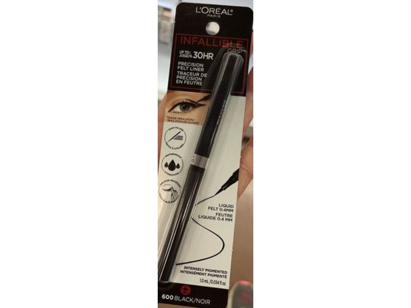 L'Oreal Paris Infallible Eyeliner, Black, 0.03 fl oz