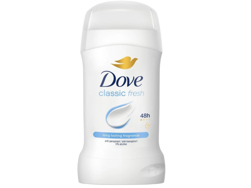 Dove Classic Fresh Antiperspirant Stick, 50 mL
