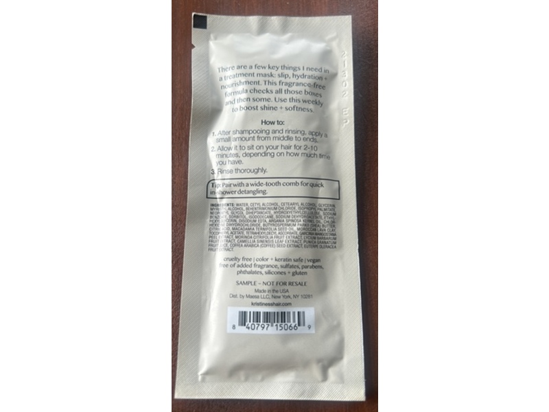 Kristin Ess Deep Treatment Mask, 0.51 fl oz/15 mL