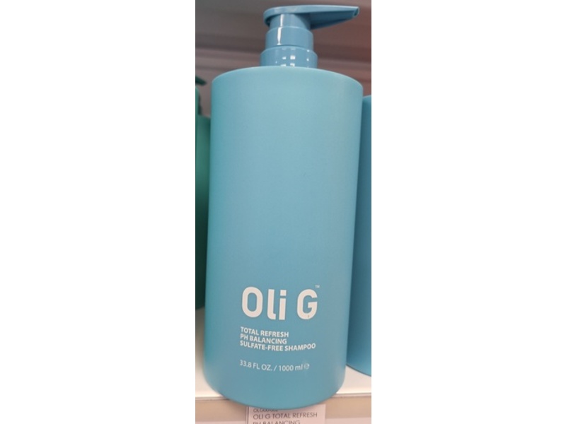 Oli G Total Refresh PH Balancing Shampoo, Sulfate Free, 33.8 fl oz/1000 mL