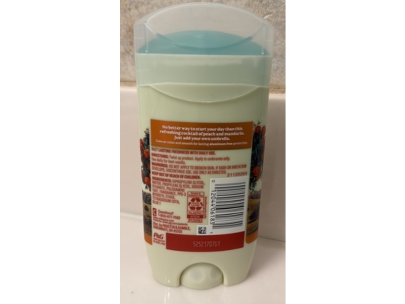 Old Spice Sunrise Deodorant, Peach + Mandarin Peel Scent, 3.0 oz/85 g