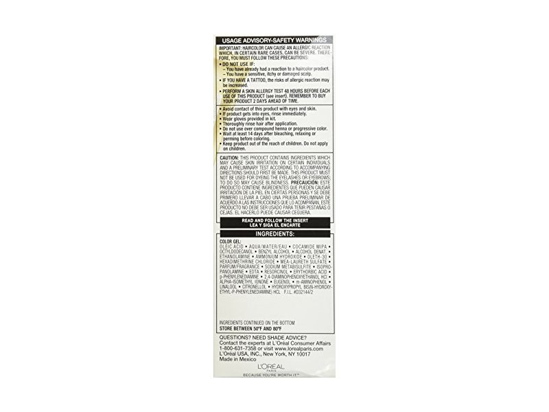 L'Oreal Paris Superior Preference Fade-Defying Color + Shine System, UL61 Ultra Light Ash Brown